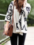 Fashion Solid Color Knit Sweater Cardigans Tops