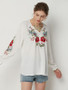 Short Sleeves V-neck Floral Blouses&shirts Tops