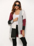 Solid Color Knitting Long Sleeves Cardigans Tops