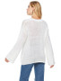 Sexy Long Sleeve  Solid Color V-Neck Sweater Tops