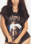 Black Tupac Shakur Print Rock And Roll Casual T-Shirt