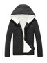 Hooded Fleece Lined Men Coat