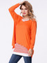 Casual Two-Piece Striped Long Sleeve T-Shirt