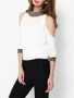 Casual Plain Solid Long Sleeve T-shirt