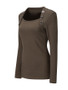 Casual Decorative Button Plain Long Sleeve T-Shirt