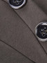 Casual Decorative Button Plain Long Sleeve T-Shirt