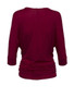 Casual Captivating V-Neck Zips Plain Batwing Long Sleeve T-Shirt