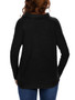 Casual Band Collar Side-Vented Zips Plus Size Sweater