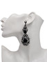 Casual Hollow Out Faux Crystal Earring