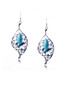 Casual Hollow Out Turquoise Earring