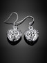 Casual Hollow Out Heart Pendant Earring