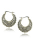 Casual Sterling Silver Hollow Out Earring