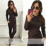 Women New Sports Suits Woman Sportwear Suit Tracksuits T-shirt 2 Pcs Set Casual Sweatshirt