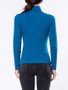 Casual Turtleneck Solid-color Long Sleeve T-shirt