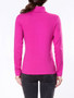 Casual Turtleneck Solid-color Long Sleeve T-shirt