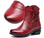 Women's Boots Mother Folk Style Winter Ankle Boots Vintage Women Genuine Leather Boots