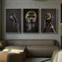 Modern Hands And Face with Jewelry Wall Art