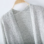 Women Long Sleeve loose knitting cardigan Sweater Knit Cardigan Female
