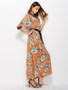 Floral One-shoulder Bohemia Maxi Dress