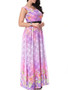 Casual Delightful Floral Lace V-Neck Plus Size Maxi Dress