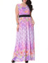 Casual Delightful Floral Lace V-Neck Plus Size Maxi Dress