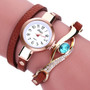 Women's Quartz Wristwatches Clock Relogio Feminino Female Luxury Brand Leather Relojes Para Mujer Casual Fashion Bracelet Wrist