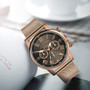 Men Women Leather Strap Line Analog Quartz Ladies Wrist Watches Fashion Watch Women's Watches Brand Luxury Watch