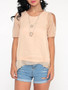 Casual Plain Batwing Delightful Off Shoulder Blouse