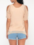 Casual Plain Batwing Delightful Off Shoulder Blouse