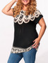 Casual Round Neck Printed Plus-size-t-shirts