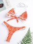 Floral Halter-neck Bikinis Swimwear