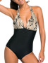 Casual Halter Camouflage Backless One Piece