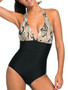 Casual Halter Camouflage Backless One Piece