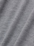 Casual Plain Asymmetrical Hems Courtly Round Neck Long-sleeve-t-shirt
