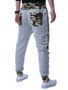 Casual Camouflage Drawstring Pocket Slim-Leg Men's Casual Pant