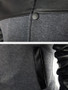 Casual Men Band Collar Patchwork Zips Bomber Jacket