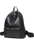 Casual Basic Pu Big Capacity Backpack