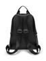 Casual Black Pu Big Capacity Backpack