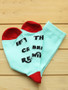 Casual Stylish Color Block Letter Short Sock