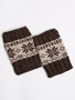 Casual Christmas Patterned Knitted Leg Warmer