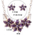 Casual Fashion Flower Fashion Necklace And Earring