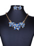 Casual Fashion Flower Fashion Necklace And Earring