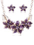 Casual Fashion Flower Fashion Necklace And Earring
