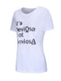 Casual It Is Leviosa Letter Printed Short Sleeve T-Shirt