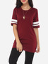 Casual Exquisite Round Neck Short-sleeve-t-shirt