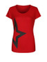 Casual Color Block Star Short Sleeve T-Shirt