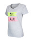 Casual Awesome Color Block Letters Short Sleeve T-Shirt