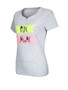 Casual Awesome Color Block Letters Short Sleeve T-Shirt