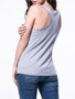 Casual Arrows Printed Scoop Neck Racerback Sleeveless T-Shirt