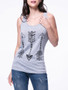 Casual Arrows Printed Scoop Neck Racerback Sleeveless T-Shirt